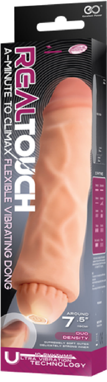 Flexible Vibrating Dong 7.5" (Flesh) Default Title - Club X