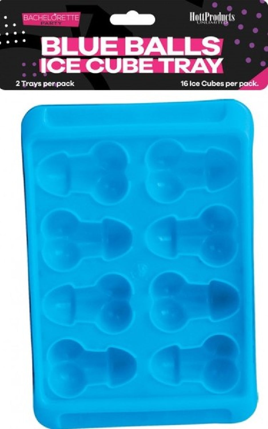 Blue Balls - Penis & Balls Shaped Ice Cube Tray Default Title - Club X