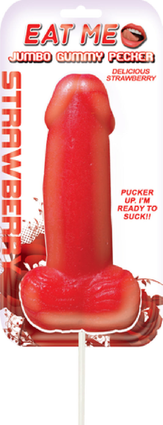 Jumbo Gummy Cock Pop - Strawberry Default Title - Club X