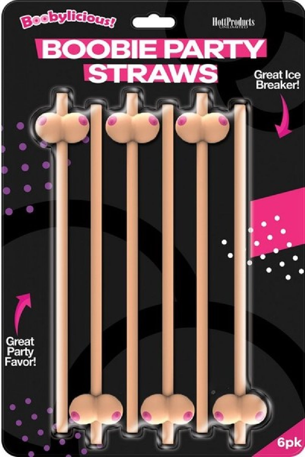 Boobie Party Straws (Flesh) Default Title - Club X