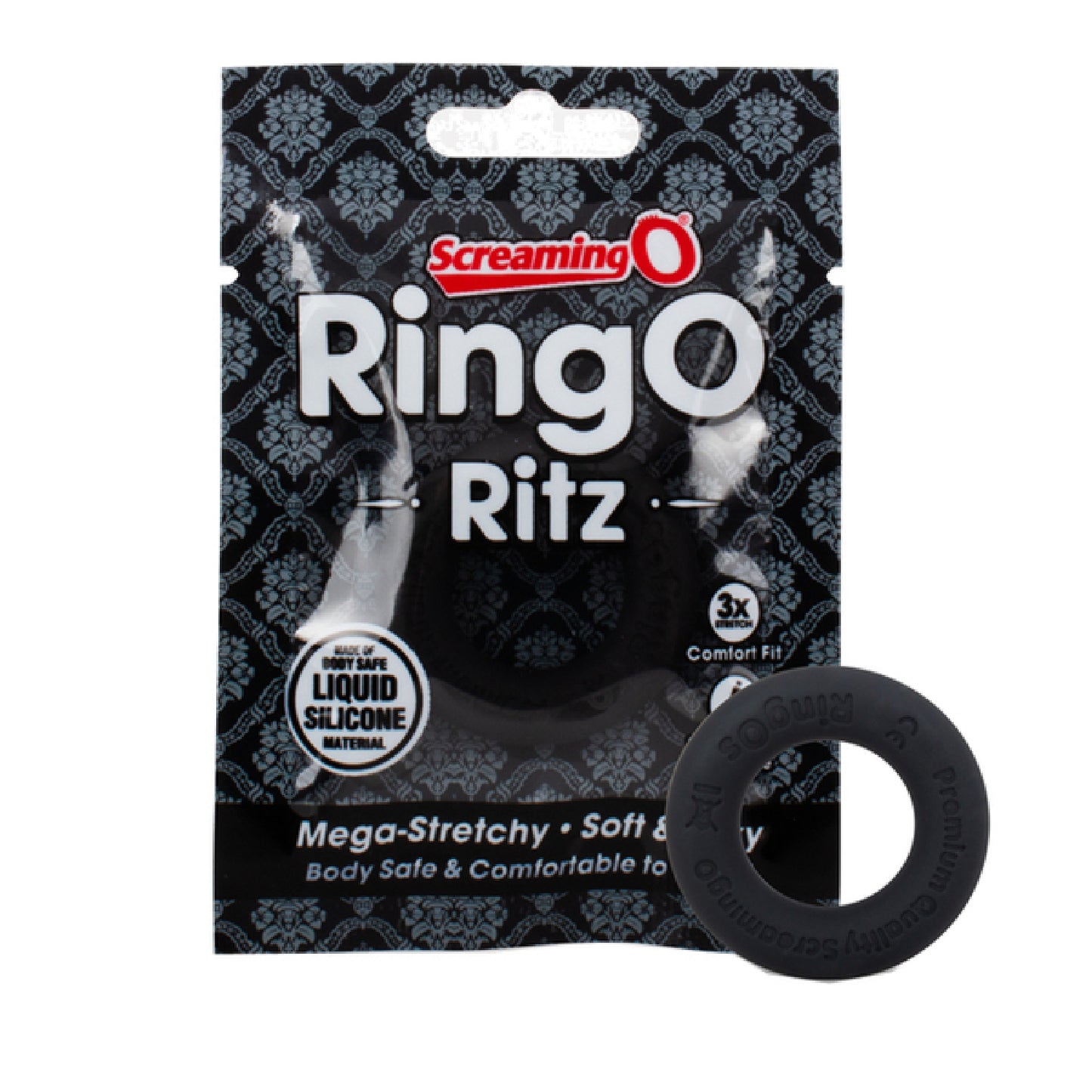 RingO Ritz Cock Ring Black - Club X