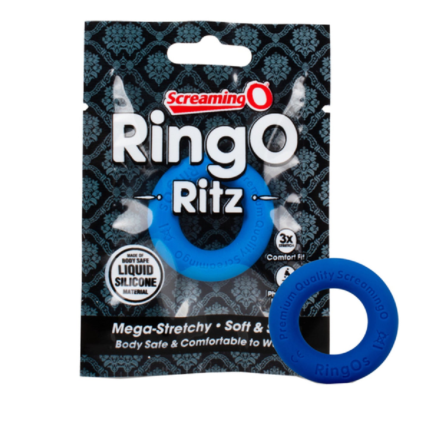 RingO Ritz Cock Ring Blue - Club X