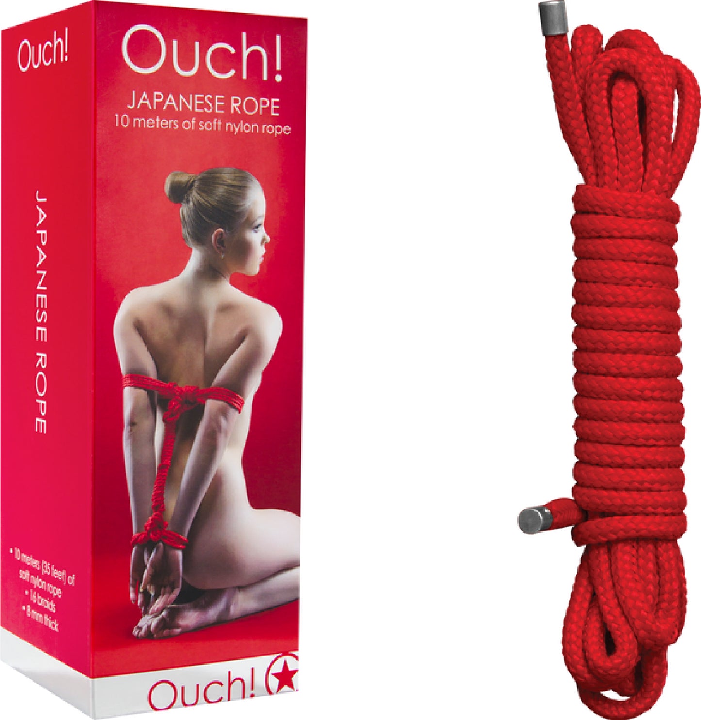 Ouch! Japanese Rope - 10m Red - Club X