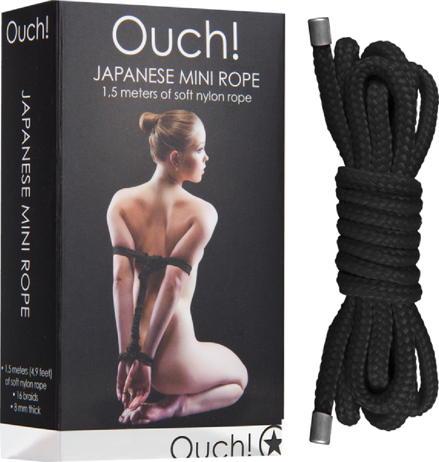 Japanese Mini Rope - 1.5m Black - Club X