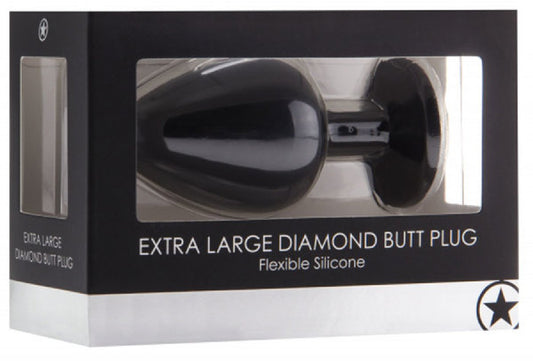 Extra Large Diamond Butt Plug  - Club X