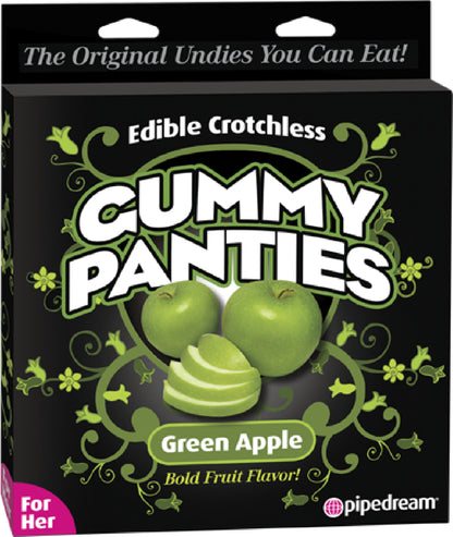 Edible Crotchless Gummy Panties Apple - Club X