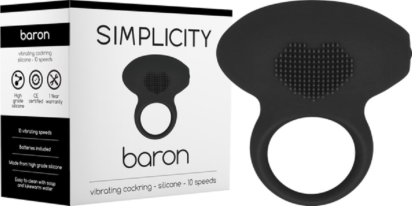 BARON Vibrating Cockring - Club X