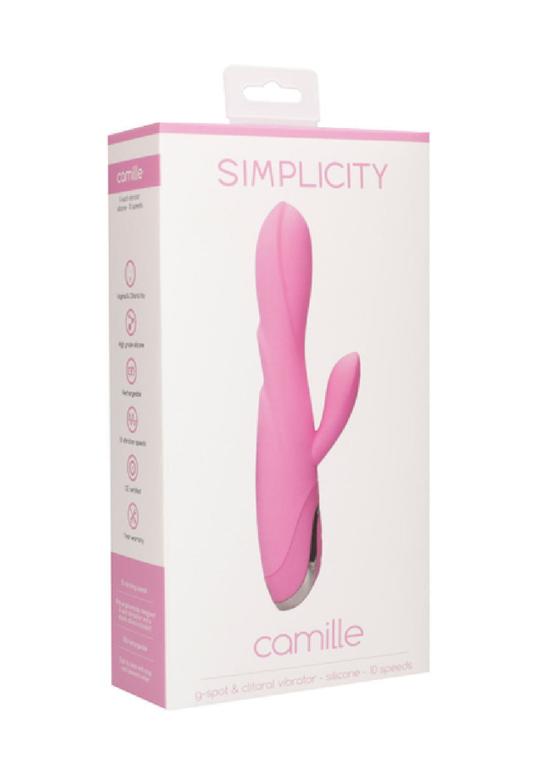 Camille Rechargeable Dual Motor G-Spot Vibrator - Club X