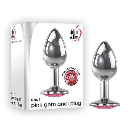 Adam & Eve Pink Gem Anal Plug - Small  - Club X