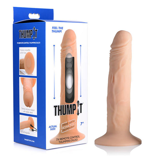 Thump It 7X Remote Control Thumping Dildo  - Club X