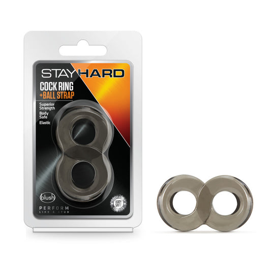 Stay Hard Cock Ring And Ball Strap  - Club X