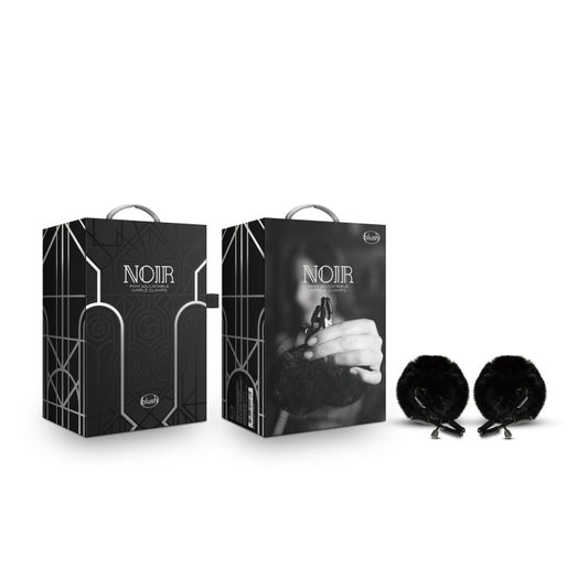 Noir Pom Adjustable Nipple Clamps - Club X