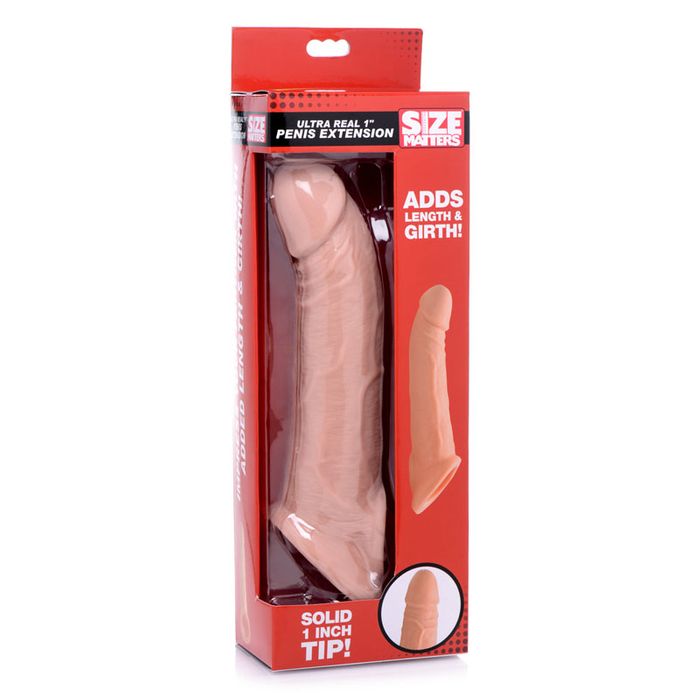 Size Matters Ultra Real 1'' Penis Extension - Club X