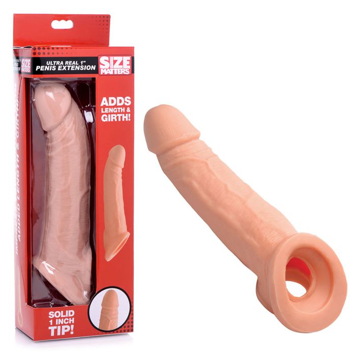 Size Matters Ultra Real 1'' Penis Extension - Club X