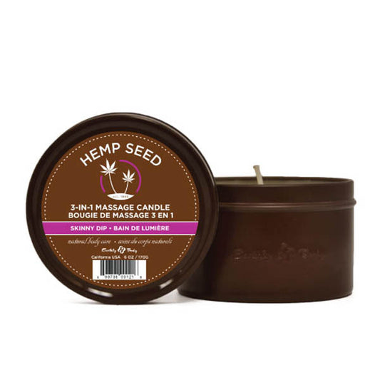 Hemp Seed 3-In-1 Massage Candle - Club X