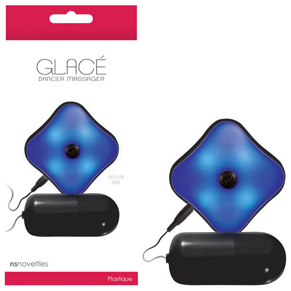 Dancer Massager by Glac+¬ Black - Club X