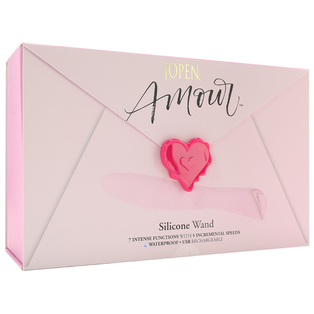 Jopen Amour Silicone Wand Vibe in Pink - Club X