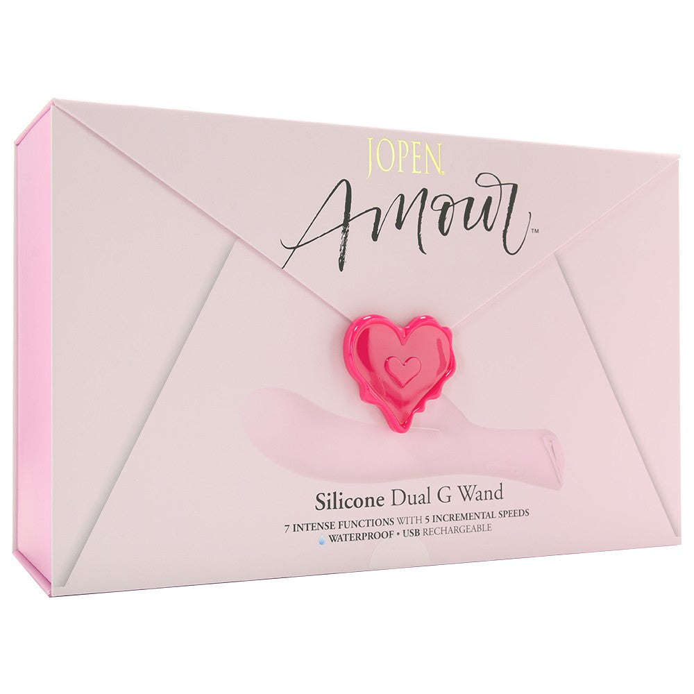Jopen Amour Silicone Dual G Vibe in Pink - Club X