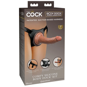 King Cock Elite Comfy Silicone Body Dock Kit - Club X