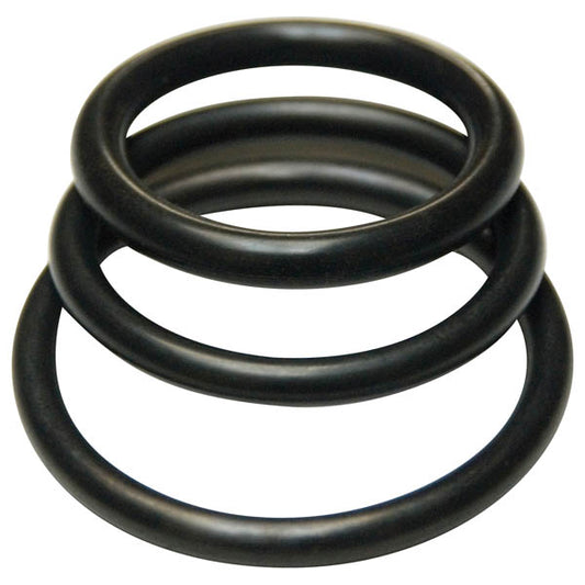 KinkLab Rubber Cock Rings - Club X