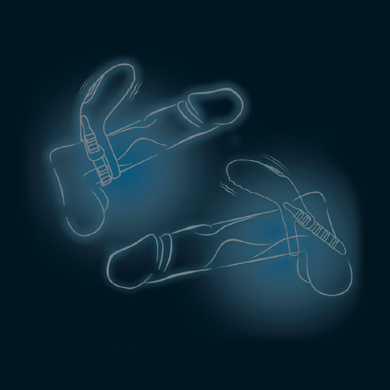Magic touch Rechargeable Vibrating Penis Ring - Club X