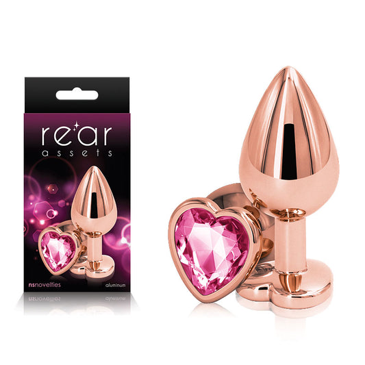 Rear Assets Rose Gold Heart Medium - Club X