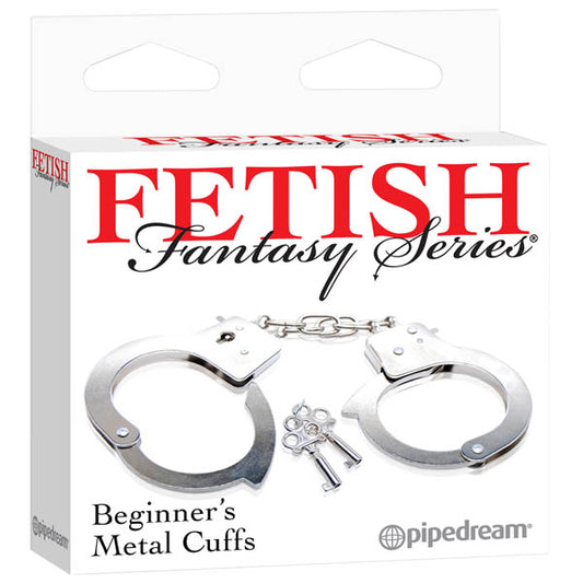 Fetish Fantasy Series Beginner'S Metal Cuffs  - Club X