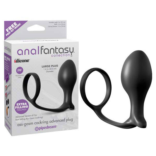 Anal Fantasy Collection Ass-Gasm Cock Ring Advanced Plug  - Club X