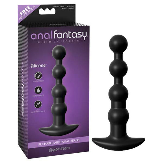 Anal Fantasy Elite Collection Rechargeable Anal Beads  - Club X