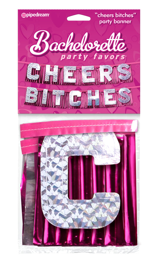 Bachelorette Party "Cheers Bitches" Party Banner  - Club X