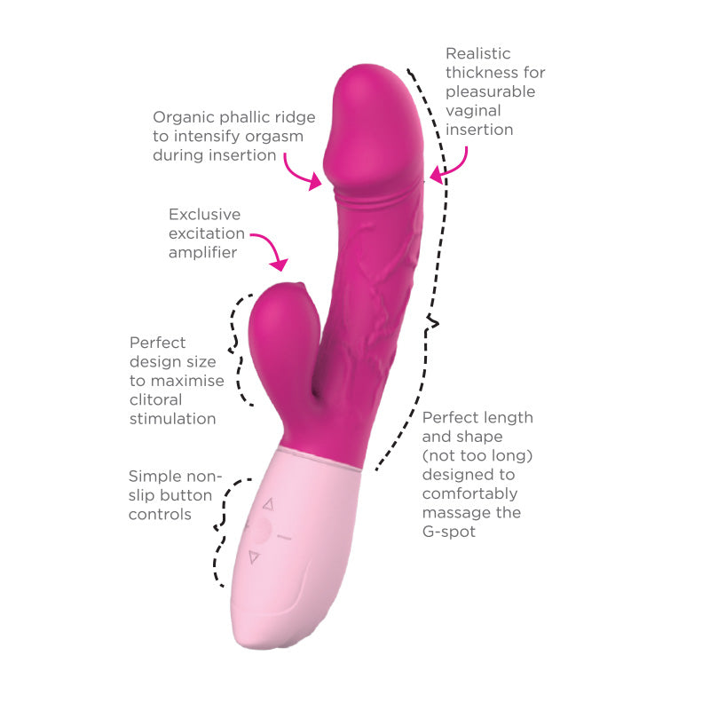 Magic Touch Fun Perfect Rabbit Vibrator - Club X