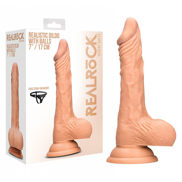 RealRock 7'' Realistic Dildo With Balls - Club X