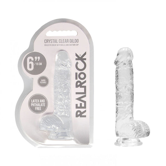 RealRock 6'' Realistic Dildo With Balls Default Title - Club X