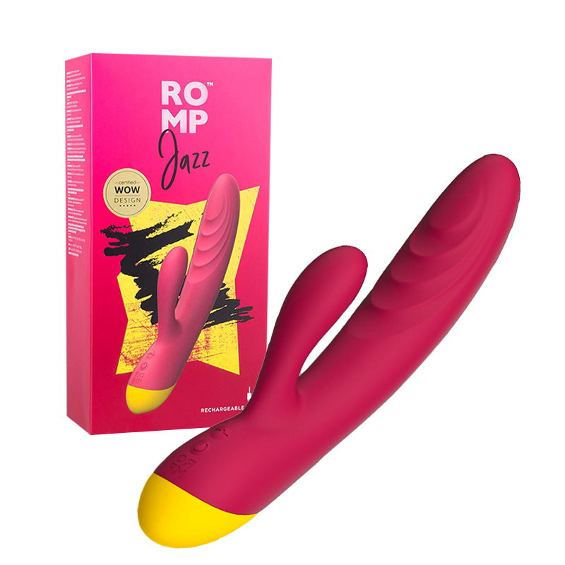 ROMP Jazz - Vibrating Rabbit Toy with Dual Motor Stimulation - Club X