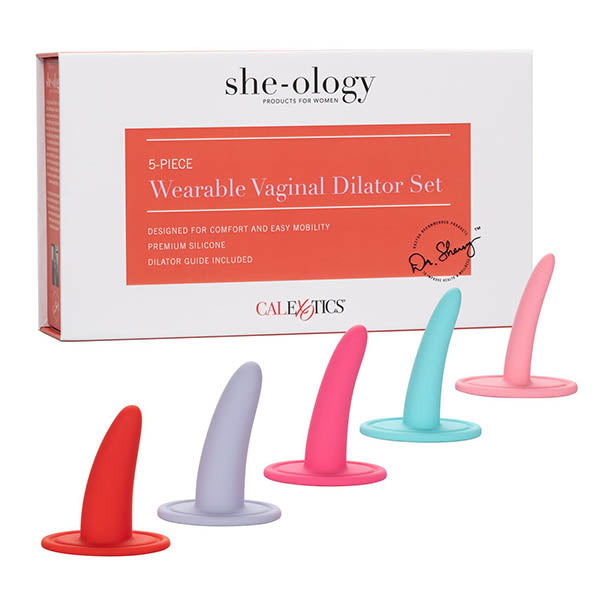 She-ology 5 Piece Wearable Vaginal Dilator Set - Club X