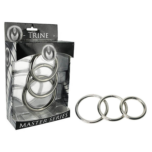 Master Series Trine Steel Ring Collection  - Club X
