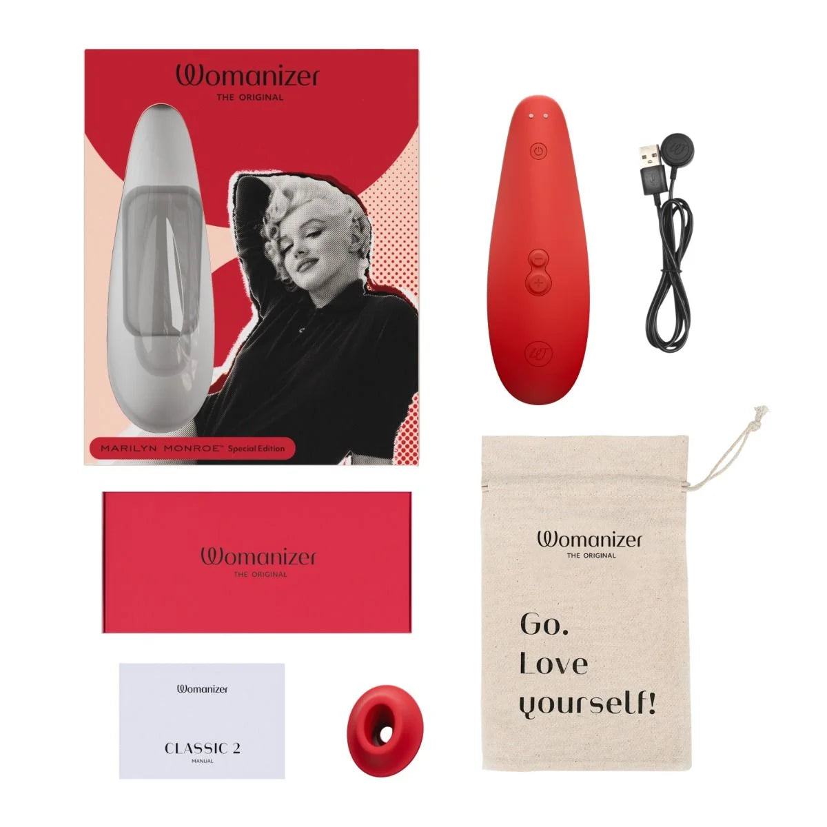 Womanizer Marilyn Monroe Special Edition Clitoral Stimulator - Club X