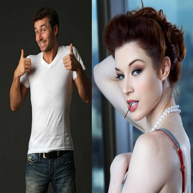 Adult-superstars James Deen and Stoya visit new-look ClubX Sydney