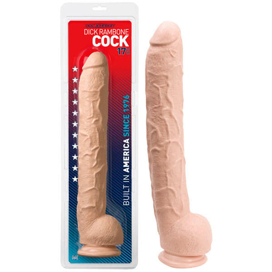 Dick Rambone Cock - Flesh 43 cm (17'') Dong Doc Johnson