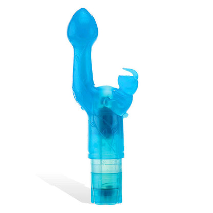 Adam & Eve BUNNY KISS - Blue 17.8 cm Rabbit Vibrator Adam & Eve