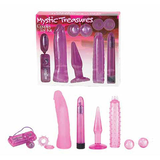 Mystic Treasures - Pink Couples Kit - 7 Piece Set Pink - Club X