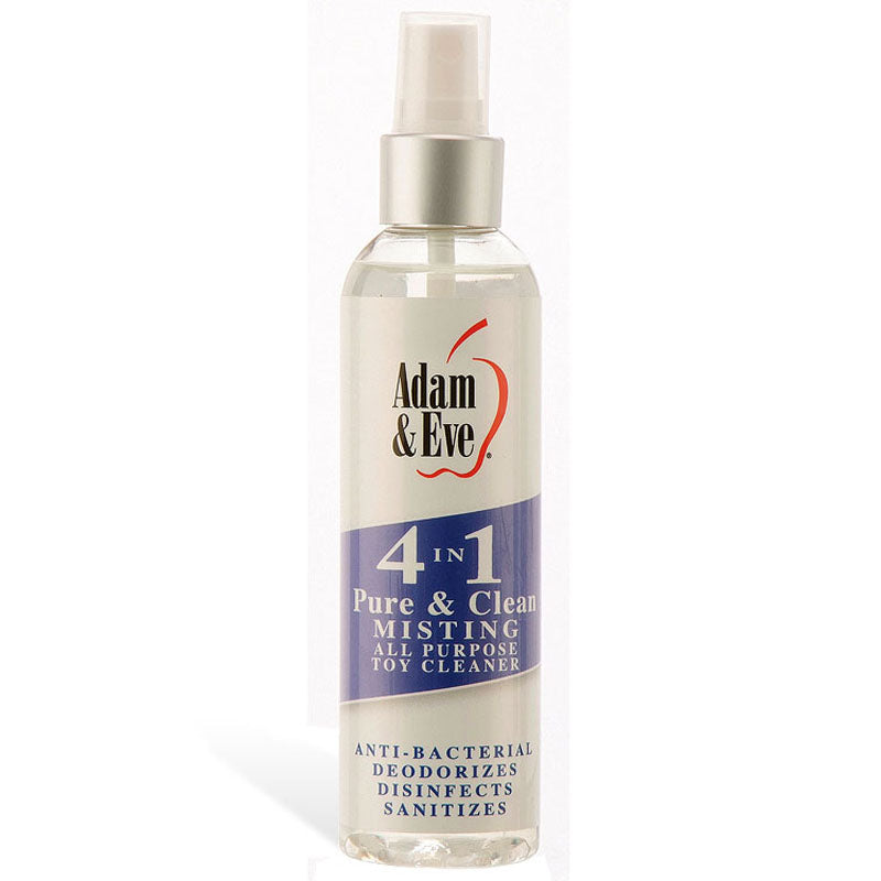 Adam & Eve 4 In 1 Pure & Clean - Misting All Purpose Toy Cleaner - 118 ml Bottle Adam & Eve