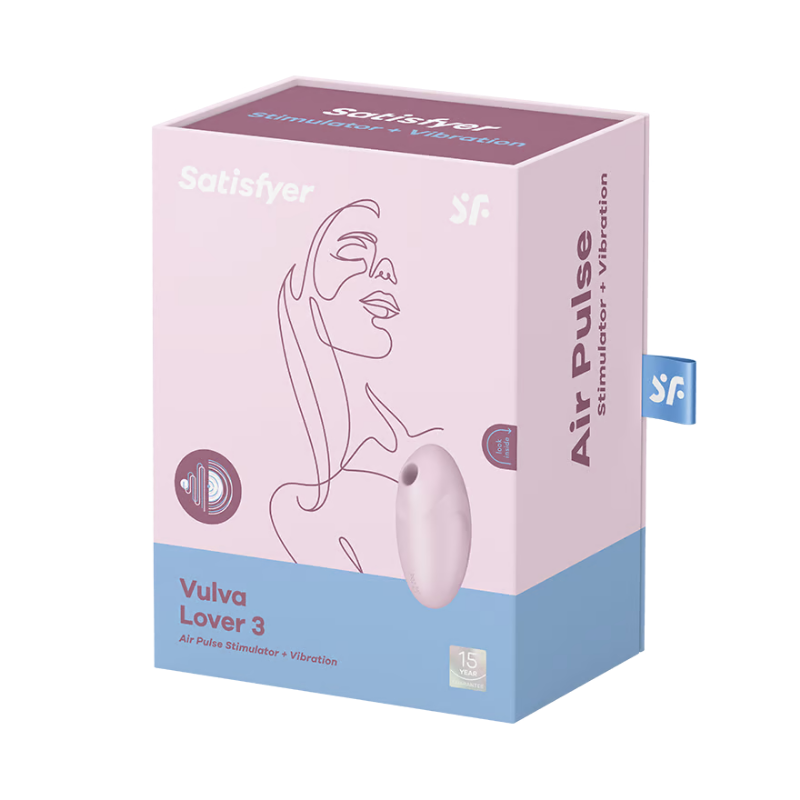 Satisfyer Vulva Lover 3 Vibrator - Pink  - Club X