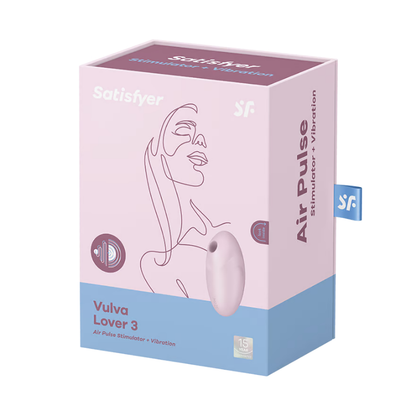 Satisfyer Vulva Lover 3 Vibrator - Pink  - Club X