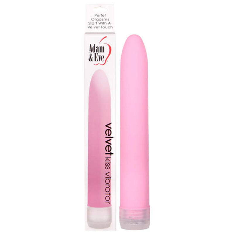 Adam & Eve Velvet Kiss Vibrator - Pink 15.2 cm (6'') Vibrator Adam & Eve