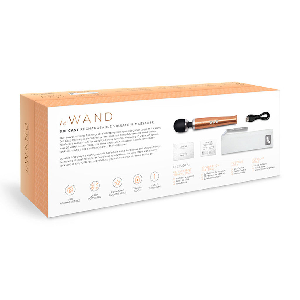 Le Wand Die Cast Rechargeable Vibrating Massager  - Club X
