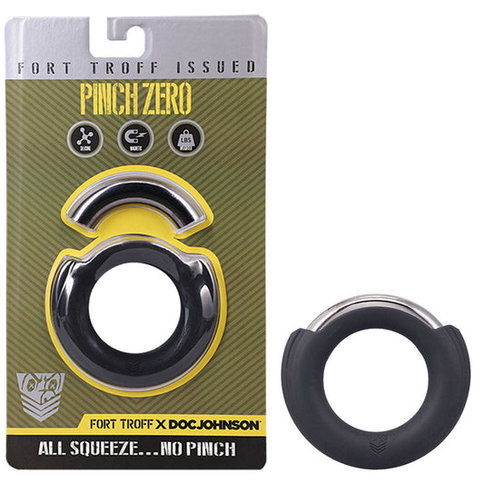 Fort Troff - Pinch Zero Ring - Black Cock Ring Doc Johnson