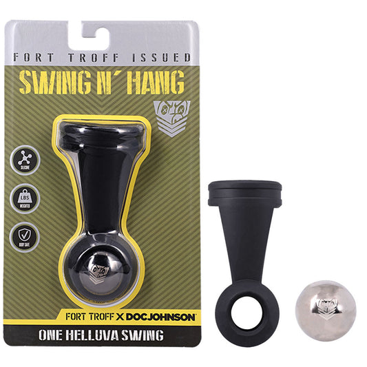 Fort Troff - Swing N' Hang - Black Weighted Ball Tugger Black - Club X