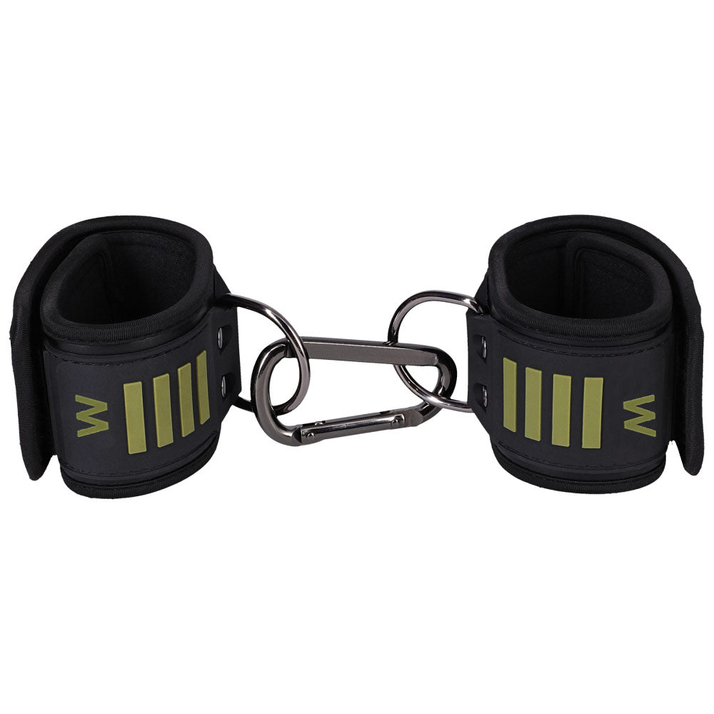 Fort Troff - Tactical Wrist Cuffs - Black/Green Restraints Doc Johnson