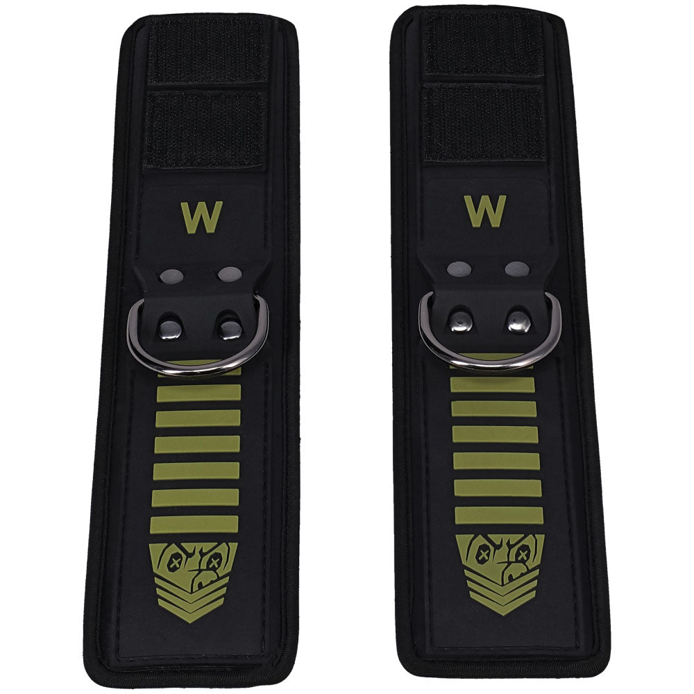 Fort Troff - Tactical Wrist Cuffs - Black/Green Restraints Doc Johnson